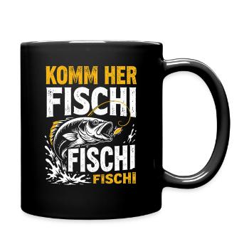 Come here fish fish fish - Full Colour Mug - black - Right