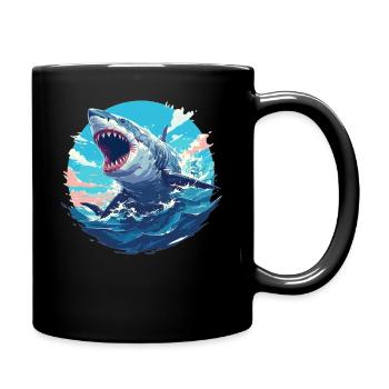Mégalodons Mégalodon - Mug uni - noir - Droite