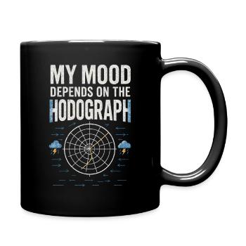 Mood according to Hodograph | Thunderstorm forecast - Full Colour Mug - black - Right