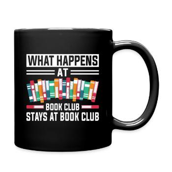 What Remains in the Book Club - Full Colour Mug - black - Right
