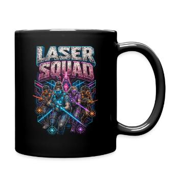 Escouade de laser tag - Mug uni - noir - Droite