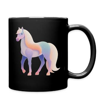 Horse - Full Colour Mug - black - Right
