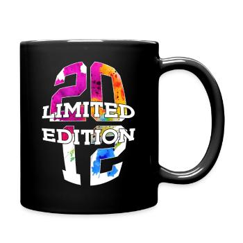 LIMITED EDITION 2012 14 JAHRE 14. GEBURTSTAG - Tasse einfarbig - Schwarz - Rechts