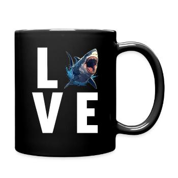 Mégalodons Mégalodon - Mug uni - noir - Droite