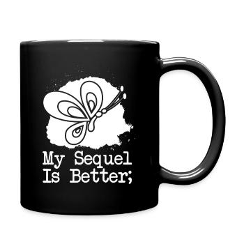 Point-virgule : ma suite est meilleure, point-virgule - Mug uni - noir - Droite
