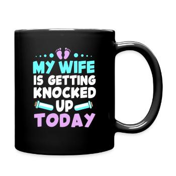 Embryo Transfer Day Fetus - Full Colour Mug - black - Right