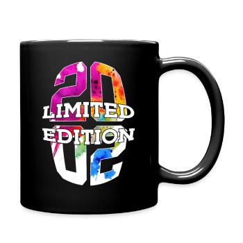 LIMITED EDITION 2002 24 YEARS 24TH BIRTHDAY - Full Colour Mug - black - Right