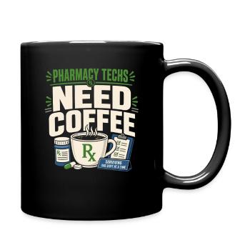 Apothekentechniker Pharmacy Tech Cpht Rx Geschenk - Tasse einfarbig - Schwarz - Rechts