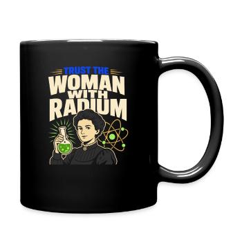 Marie Curie Chemie Radiologie Wissenschaft - Tasse einfarbig - Schwarz - Rechts