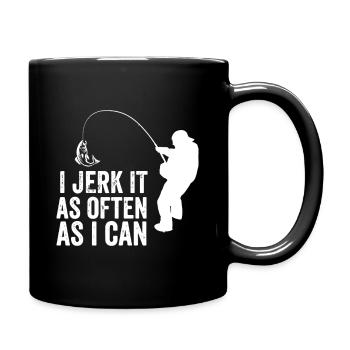 ICH SO OFT ICH KANN - Tasse einfarbig - Schwarz - Rechts