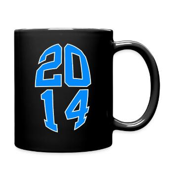 12 ANS 2014 12E ANNIVERSAIRE - Mug uni - noir - Droite