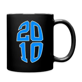 16 JAHRE ALT 2010 16. GEBURTSTAG - Tasse einfarbig - Schwarz - Rechts