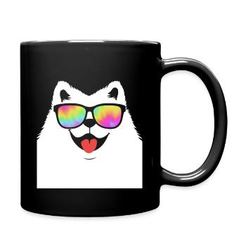 Samoyède - Mug uni - noir - Droite