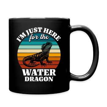 Drôle de dictons sur les dragons d’eau chinois - Mug uni - noir - Droite