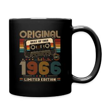 60e anniversaire Gift Man cassette Best of 1966 - Mug uni - noir - Droite