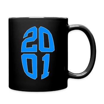 25 YEARS OLD 2001 25TH BIRTHDAY - Full Colour Mug - black - Right