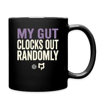 Morbus Crohn, Morbus Crohn, Ibd-krieger - Tasse einfarbig - Schwarz - Rechts