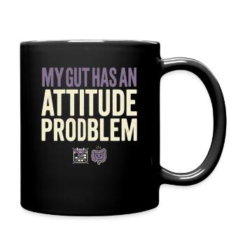 Morbus Crohn, Morbus Crohn, Ibd-krieger - Tasse einfarbig - Schwarz - Rechts