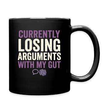 Morbus Crohn, Morbus Crohn, Ibd-krieger - Tasse einfarbig - Schwarz - Rechts