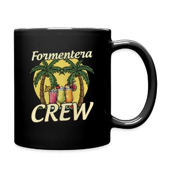 Formentera Crew - Tasse einfarbig - Schwarz - Rechts