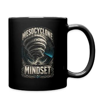 Mentalité du mésocyclone du chasseur de tempêtes - Mug uni - noir - Droite