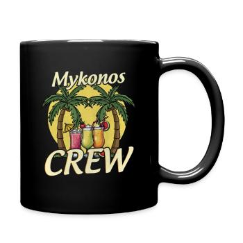 Mykonos Crew - Full Colour Mug - black - Right