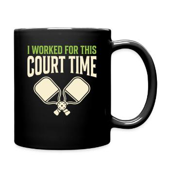Pickleball Ruhestand Pickleball Geschenk Im - Tasse einfarbig - Schwarz - Rechts
