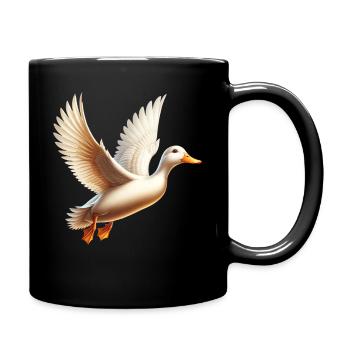 Canard ékiné de Pékin - Mug uni - noir - Droite
