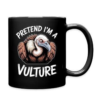 Expressions du Vautour Vautour Drôle de Vautour - Mug uni - noir - Droite