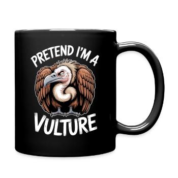 Expressions du Vautour Vautour Drôle de Vautour - Mug uni - noir - Droite