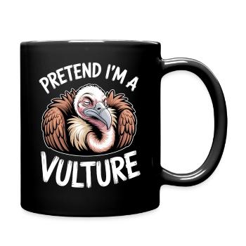 Expressions du Vautour Vautour Drôle de Vautour - Mug uni - noir - Droite