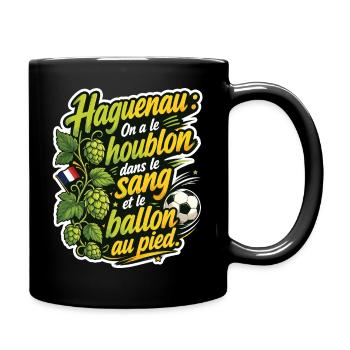 Haguenau Houblon Foot - Tasse einfarbig - Schwarz - Rechts