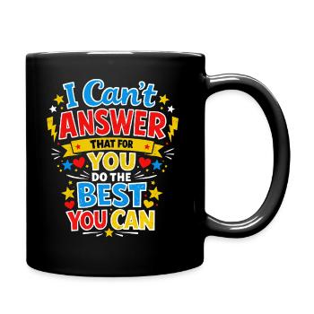 Prof Motivation École Examen Enseignante Cadeau - Mug uni - noir - Droite