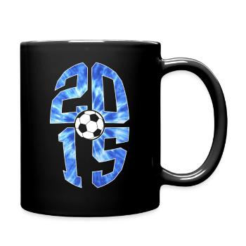 11 ANS DE NAISSANCE EN FOOTBALL 2015 11E ANNIVERSAIRE - Mug uni - noir - Droite