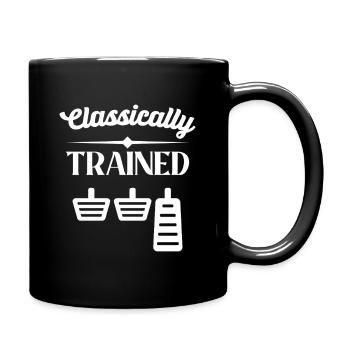 Classically trained Car lover car guy mechanic - Tasse einfarbig - Schwarz - Rechts