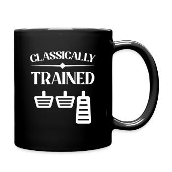 Classically trained Car lover car guy mechanic - Tasse einfarbig - Schwarz - Rechts