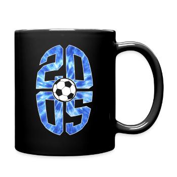 21 YEARS BORN 2005 FOOTBALL 21ST BIRTHDAY - Full Colour Mug - black - Right