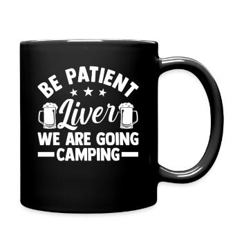 Camping Bonfire Camp Life Forest Camper - Tasse einfarbig - Schwarz - Rechts