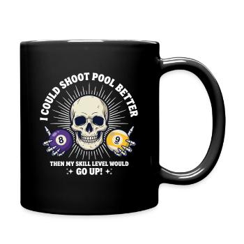 Table de billard de billard Billard Billard Spool Skull - Mug uni - noir - Droite