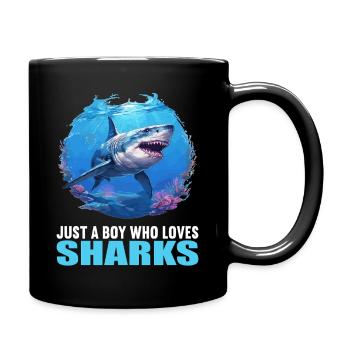 Requins Requin - Mug uni - noir - Droite