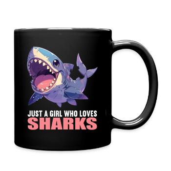 Requins Requin - Mug uni - noir - Droite