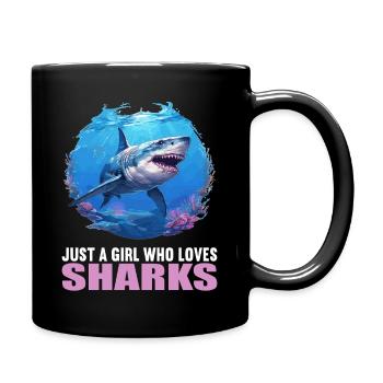 Requins Requin - Mug uni - noir - Droite
