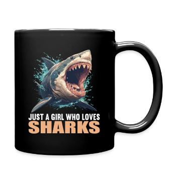 Requins Requin - Mug uni - noir - Droite