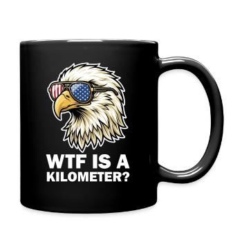 American Eagle Flag Schutzbrille - Tasse einfarbig - Schwarz - Rechts