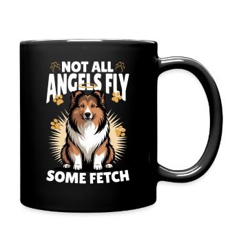 Chien Shetland Sheltie Race - Mug uni - noir - Droite