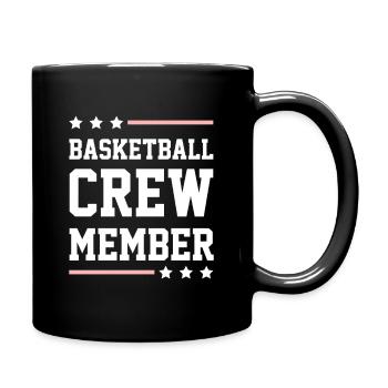 Basketball Crew - Tasse einfarbig - Schwarz - Rechts