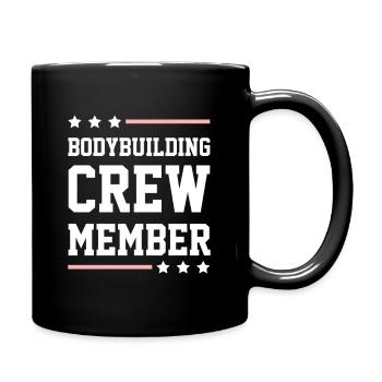 Bodybuilding Crew - Tasse einfarbig - Schwarz - Rechts