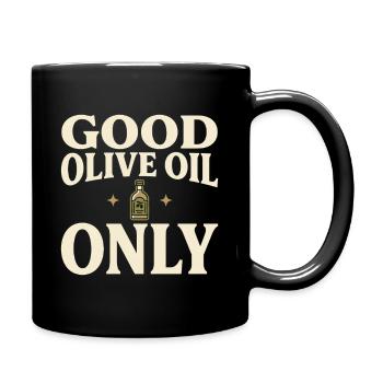 Olive Girl Martini Olive Méditerranée - Mug uni - noir - Droite