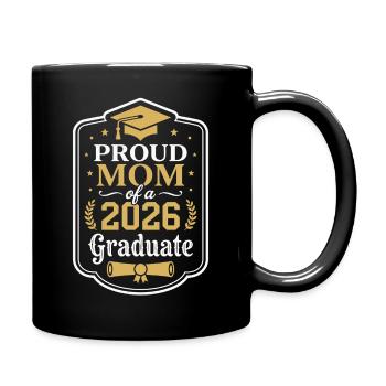 Fière maman d’un diplômé de 2026 - Mug uni - noir - Droite