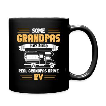 Real Grandpas Drive RV - Mug uni - noir - Droite